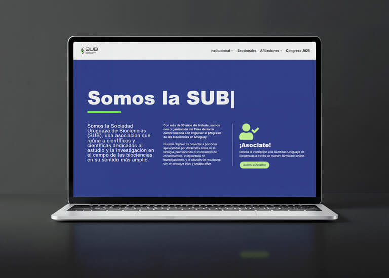 Rediseño de identidad visual y sitio web para SUB